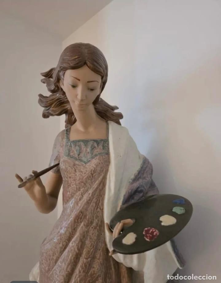 Antiguidades: Figura Lladr&oacute; Gres &rdquo;Aspiraci&oacute;n de Pintora&rdquo; &ndash; Edici&oacute;n Limitada (Jos&eacute; Puche)
