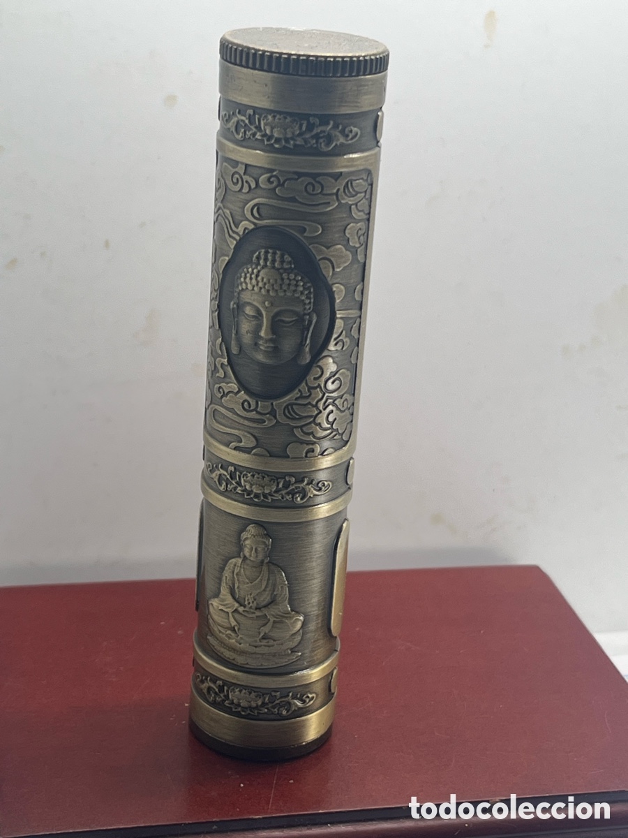 Antig&uuml;edades: CAJA DE BRONCE TEMA BUDISTA , - Foto 1