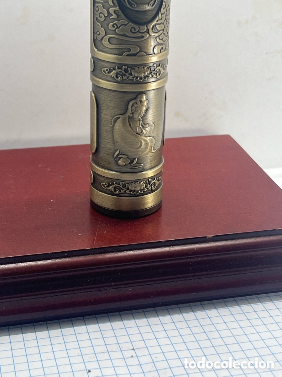 Antig&uuml;edades: CAJA DE BRONCE TEMA BUDISTA , - Foto 4