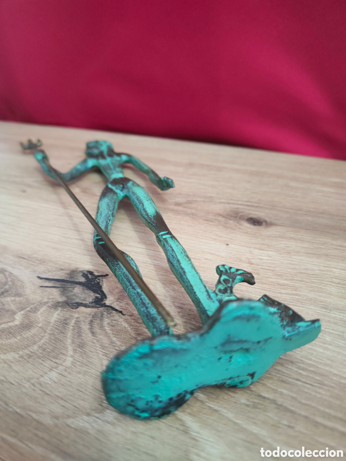 Antig&uuml;edades: Bronce Lote 3 Figuras Griegas - Foto 7