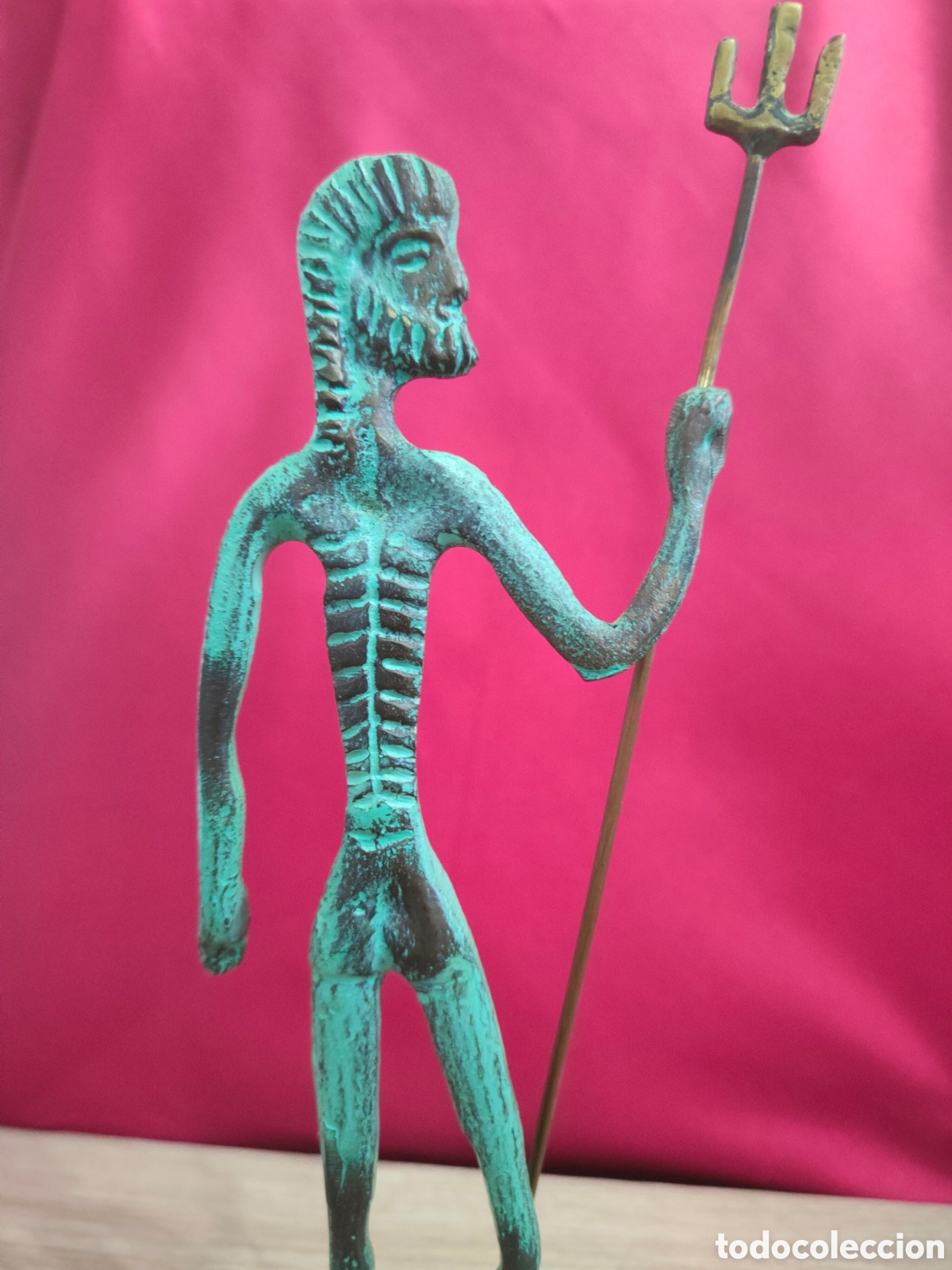 Antig&uuml;edades: Bronce Lote 3 Figuras Griegas - Foto 13