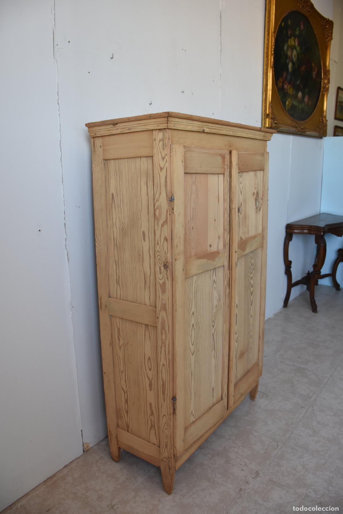 Antig&uuml;edades: Alacena rustica madera de pino - Foto 3