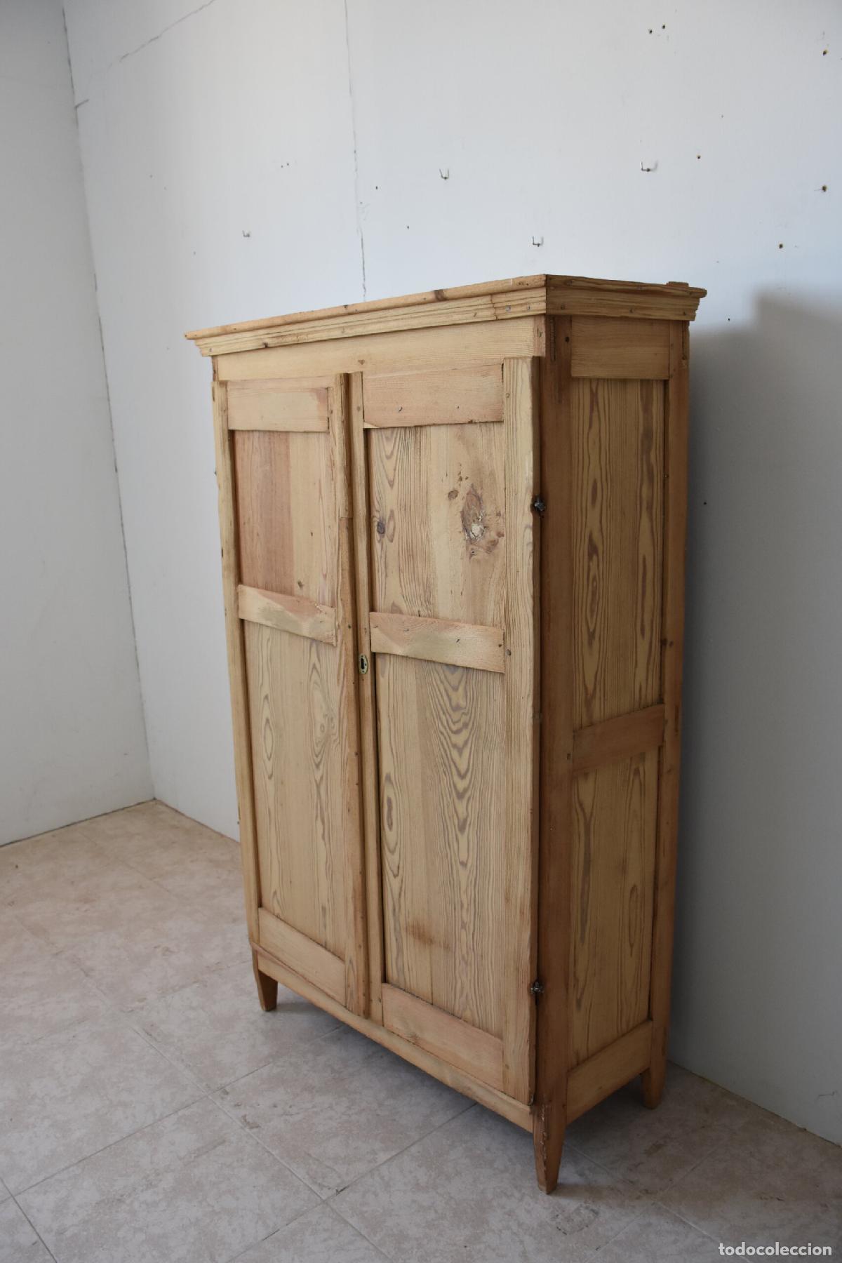 Antig&uuml;edades: Alacena rustica madera de pino - Foto 4