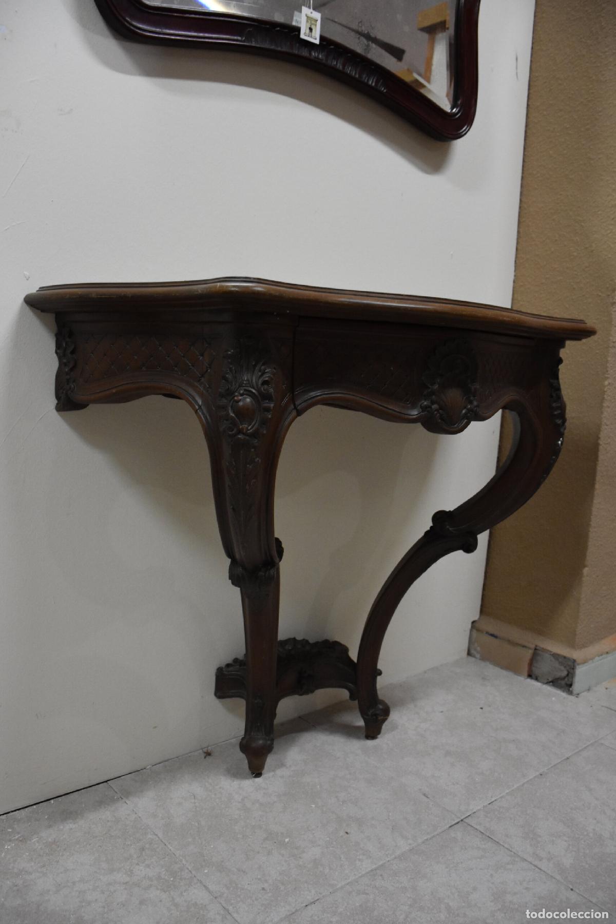 Antig&uuml;edades: Consola clasica de pared Luis XV - Foto 5