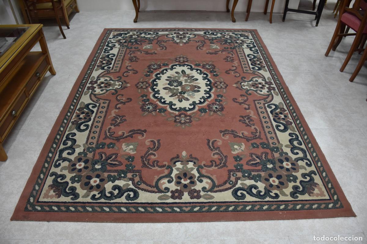 Antiquit&eacute;s: Alfombra medallon 257 x 185 cm