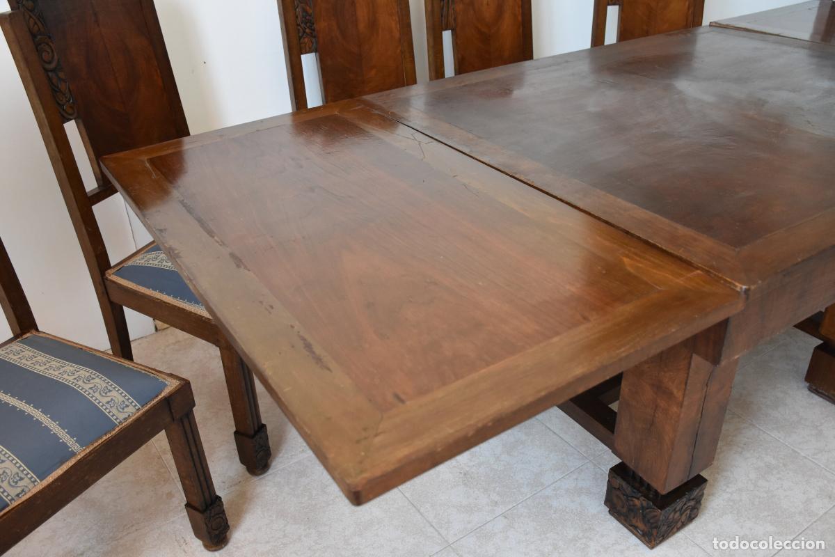 Antig&uuml;edades: Conjunto de comedor estilo Art Deco - Foto 8