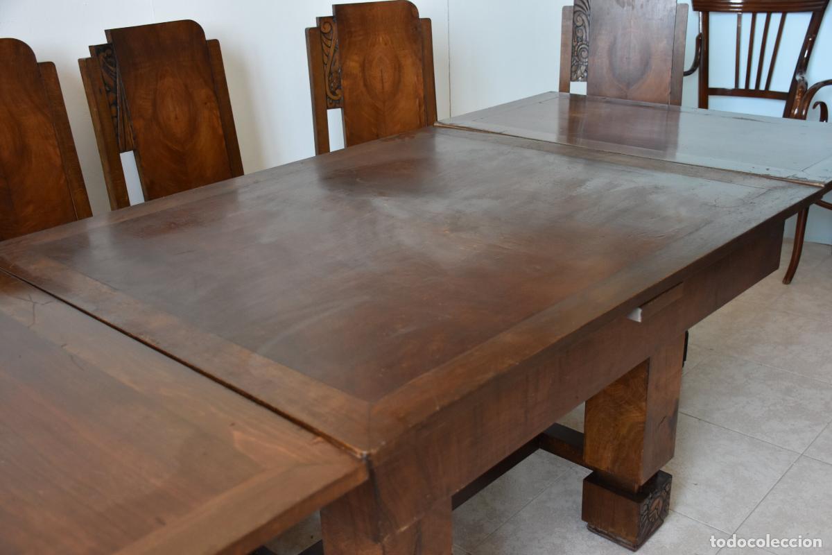Antig&uuml;edades: Conjunto de comedor estilo Art Deco - Foto 9