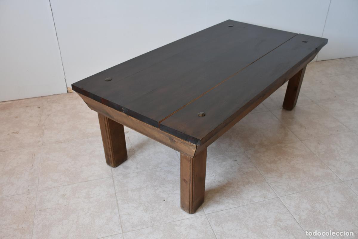 Antig&uuml;edades: Mesa rustica de centro madera maciza - Foto 3