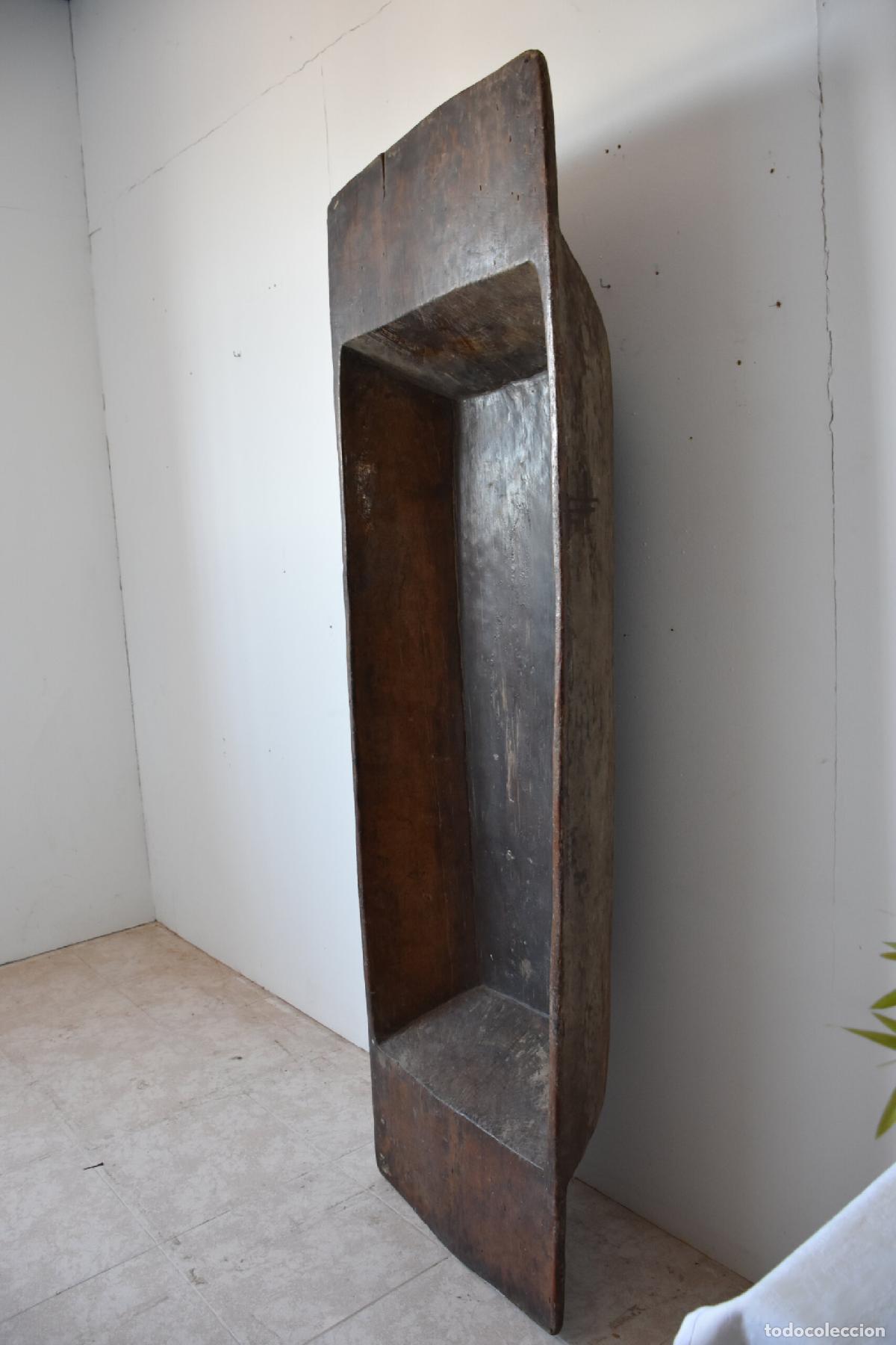 Antig&uuml;edades: Artesa antigua madera maciza - Foto 3