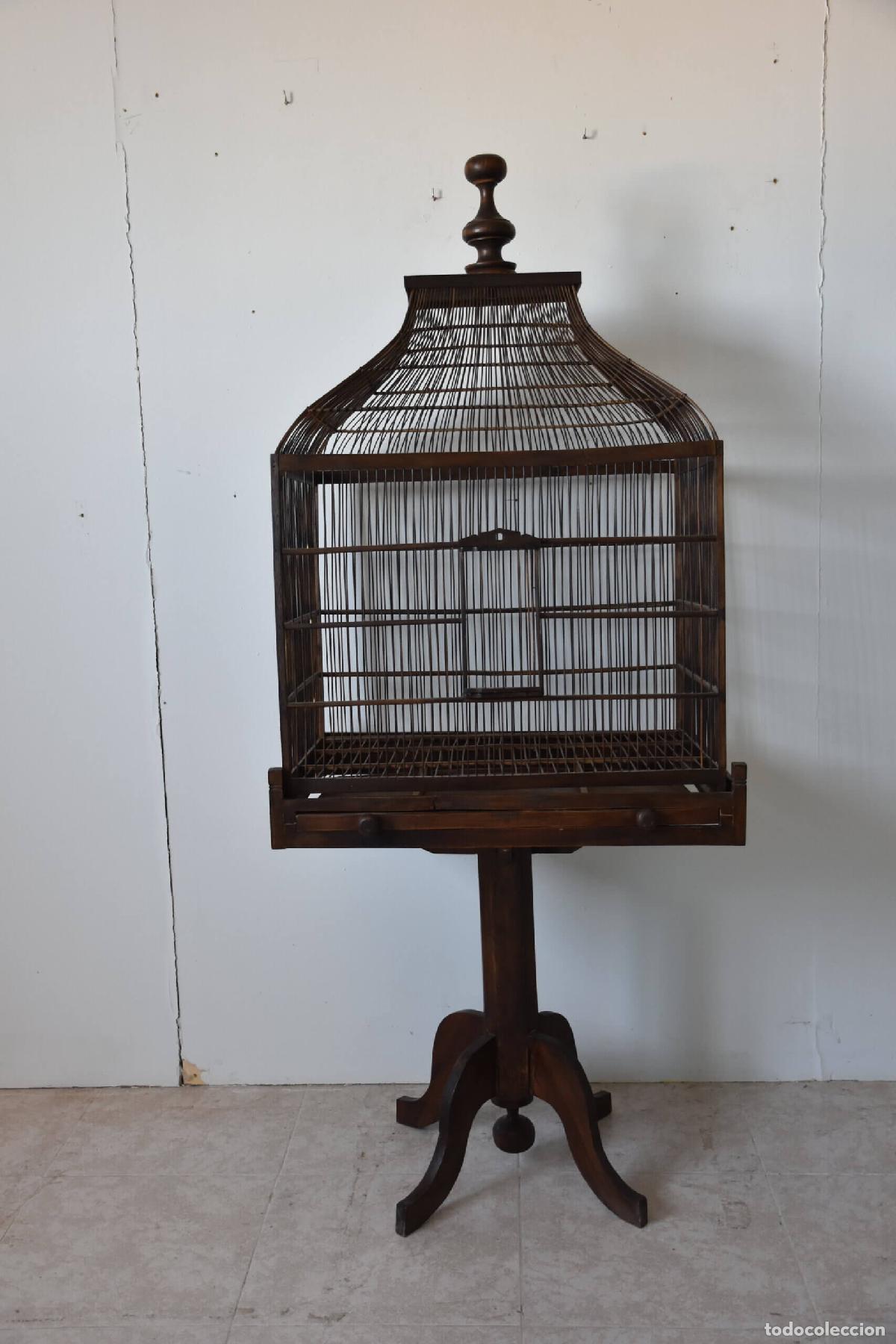 Antiquit&eacute;s: Jaula antigua para pajaros