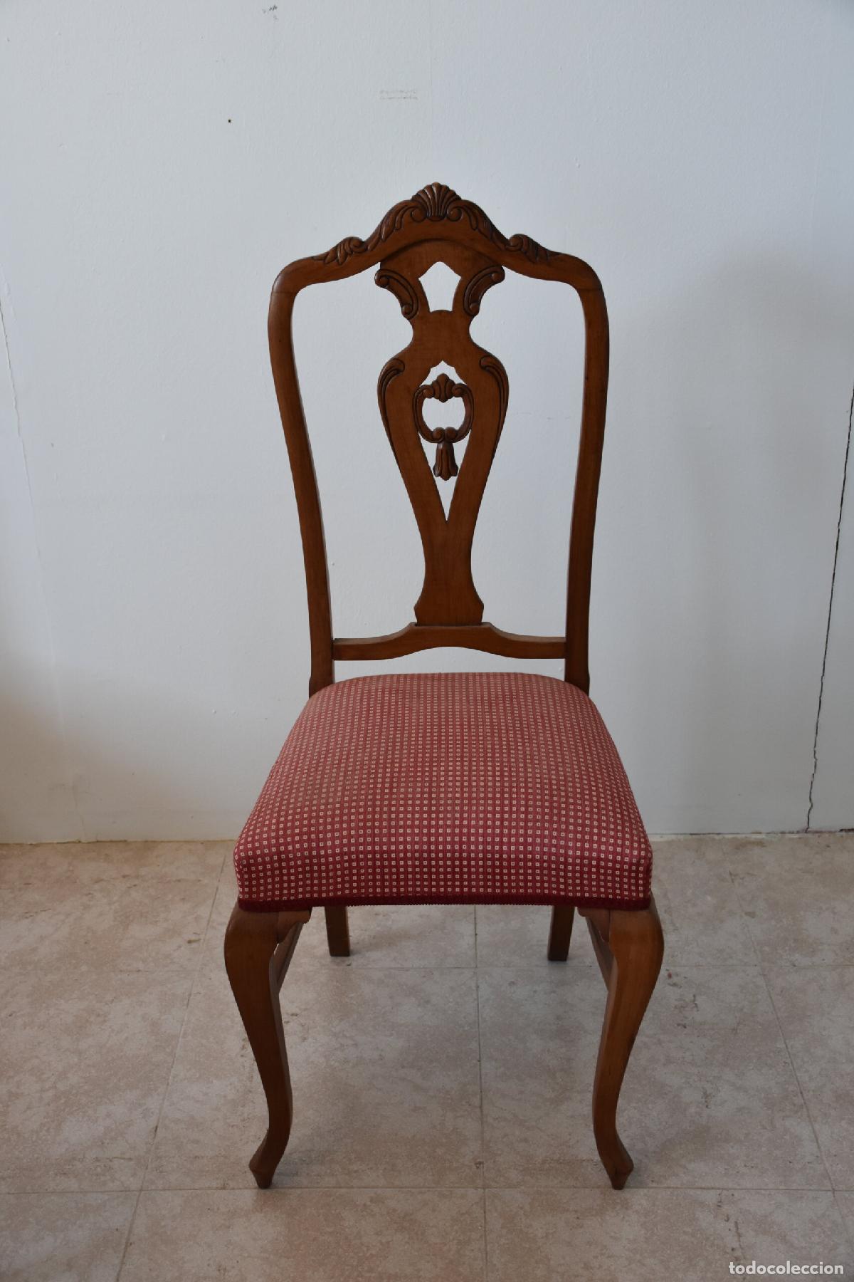 Antig&uuml;edades: Conjunto comedor Isabelino con mesa extensible - Foto 4