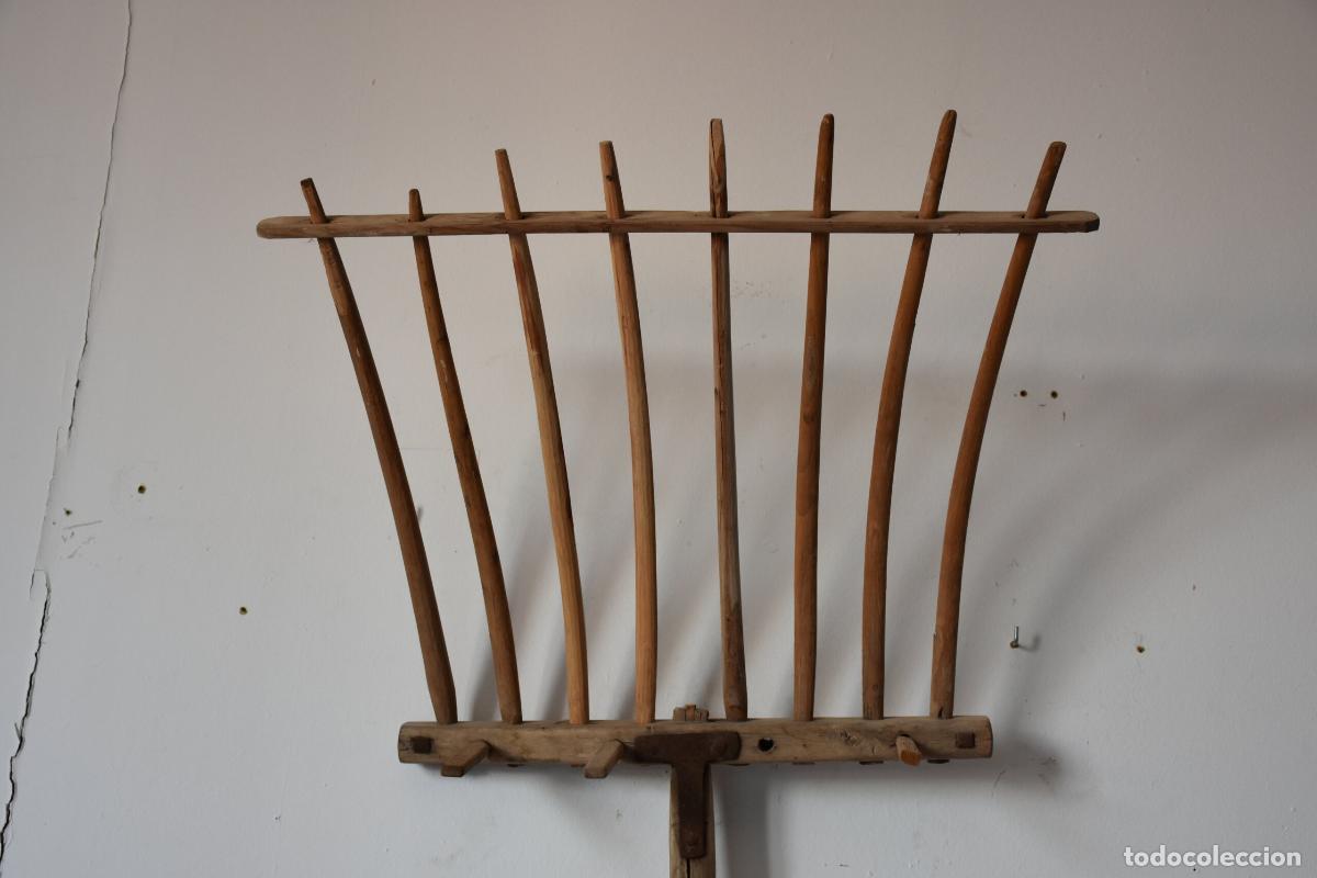 Antig&uuml;edades: Horquillo agricola de madera - Foto 2