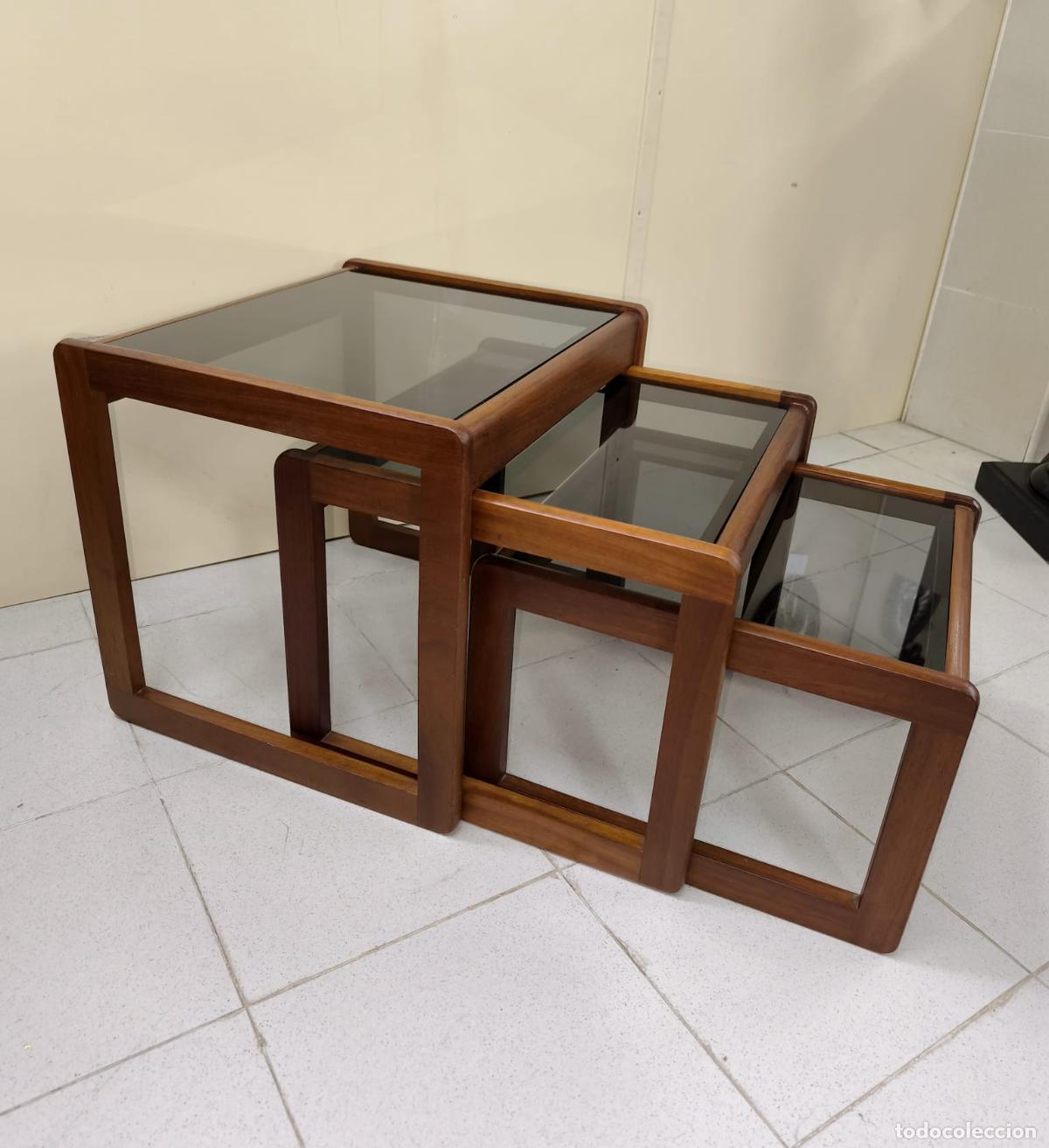 Antiquit&auml;ten: Mesas auxiliares de teca Mid Century
