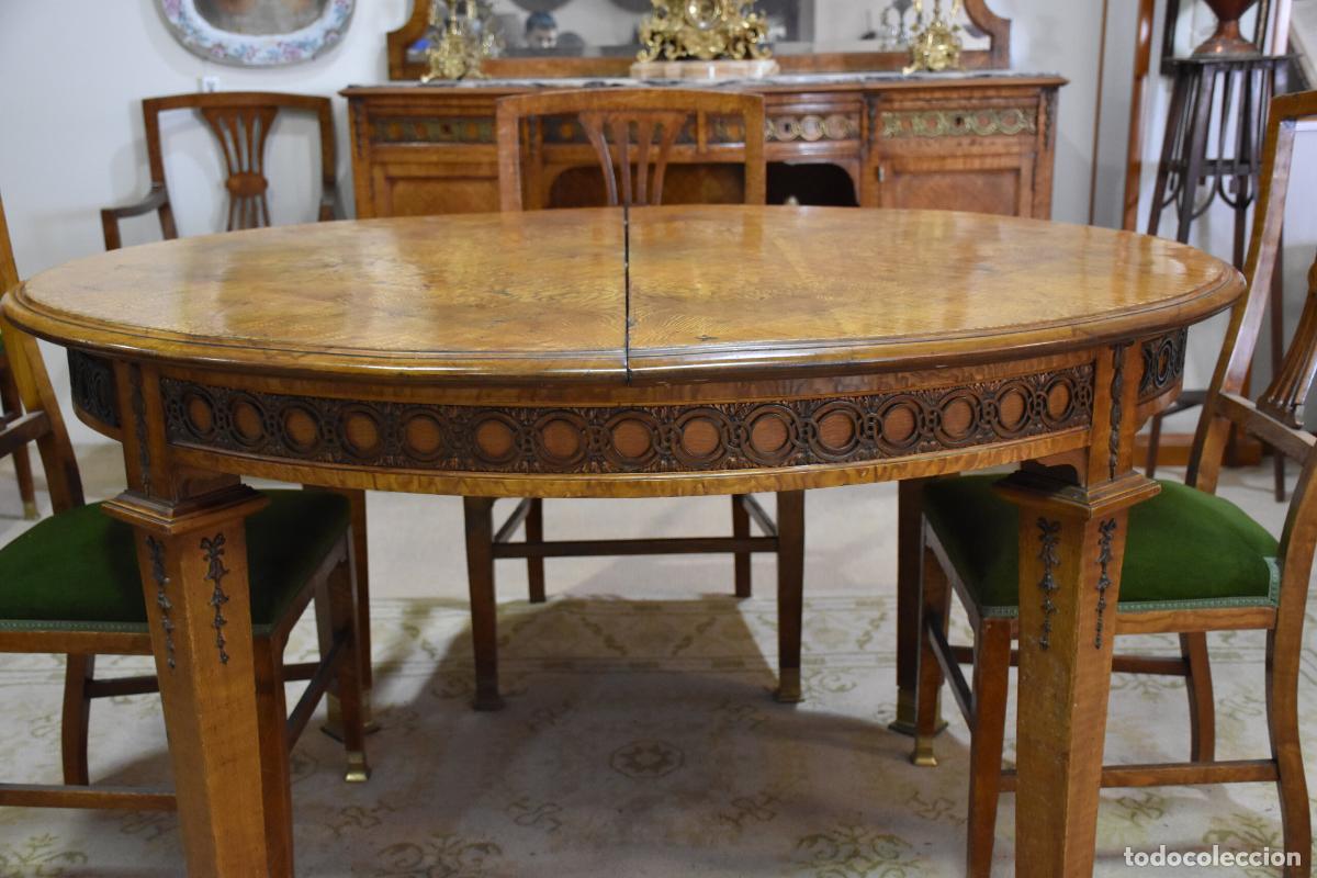 Antig&uuml;edades: Comedor antiguo madera caoba rubia - Foto 4