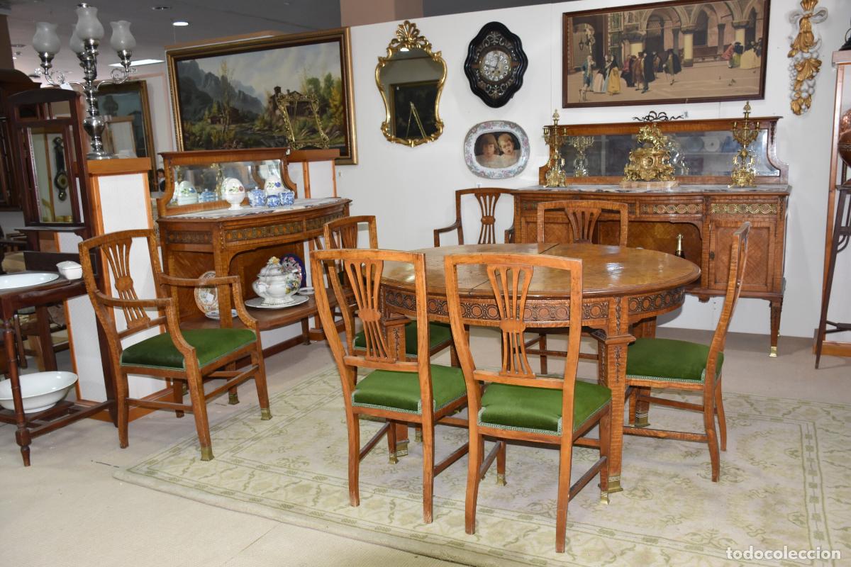 Antig&uuml;edades: Comedor antiguo madera caoba rubia - Foto 6