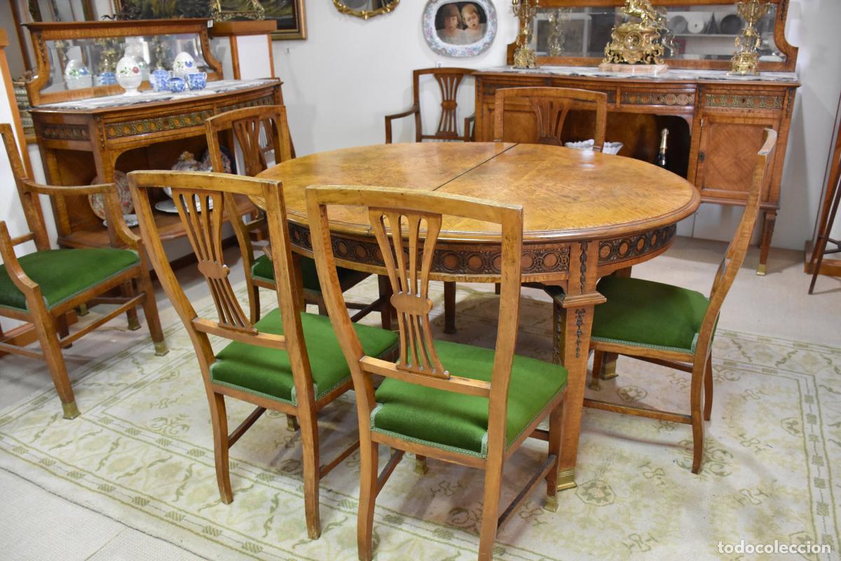 Antig&uuml;edades: Comedor antiguo madera caoba rubia - Foto 7