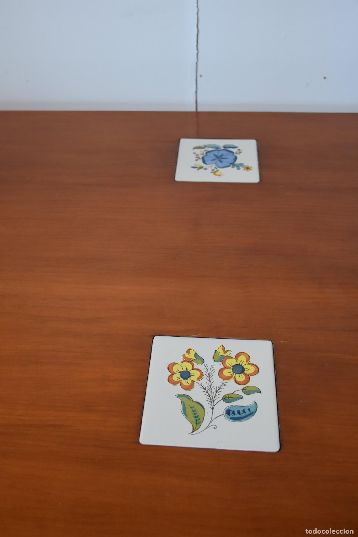 Antig&uuml;edades: Mesa rustica con azulejos ceramicos - Foto 6