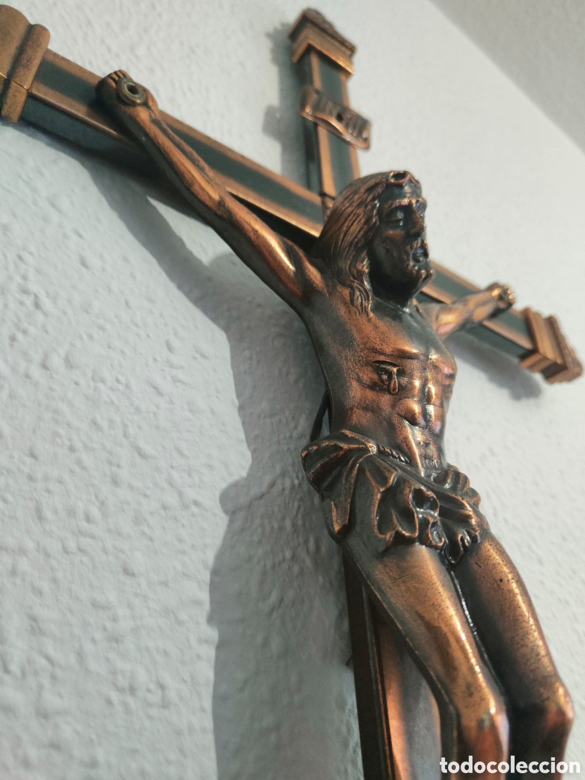 Antig&uuml;edades: Espectacular Cristo Crucificado Grande (80 cm)