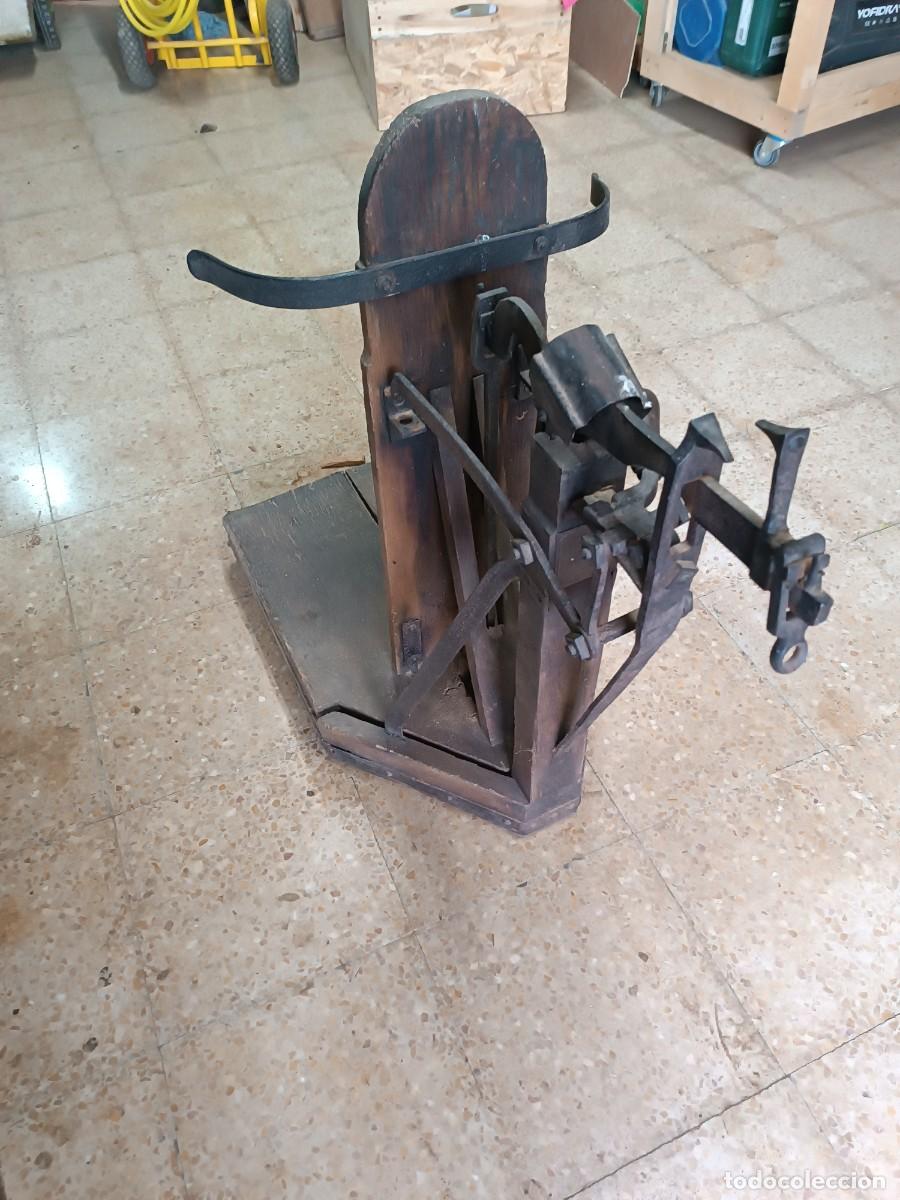 Antig&uuml;edades: Bascula de sacos antigua francesa