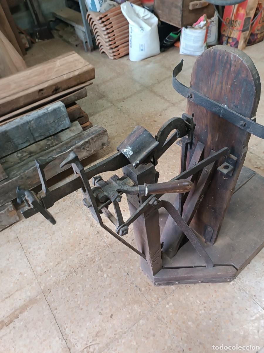 Antig&uuml;edades: Bascula de sacos antigua francesa - Foto 2