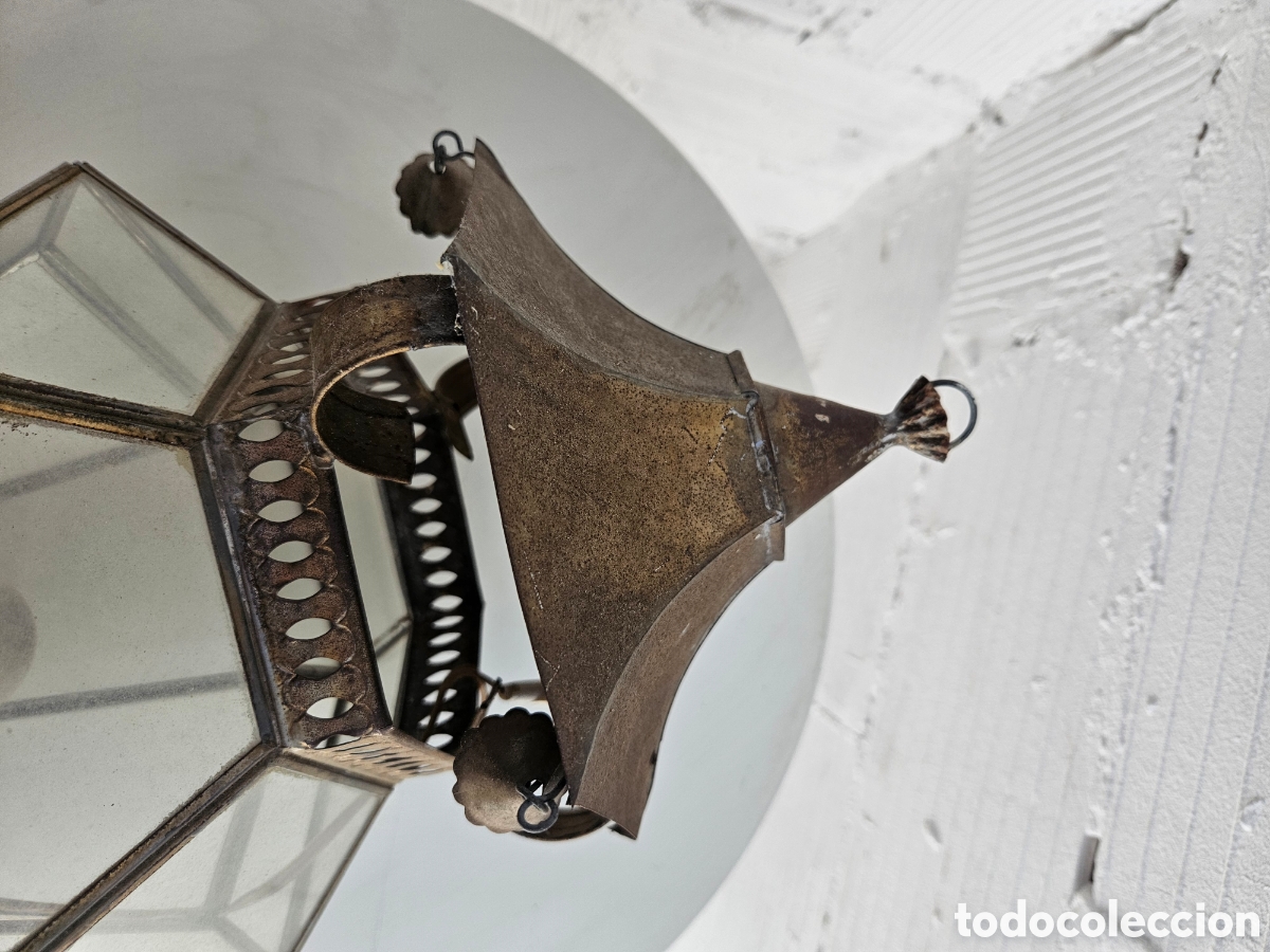 Antig&uuml;edades: L&aacute;mpara de techo estilo granadino - Foto 2