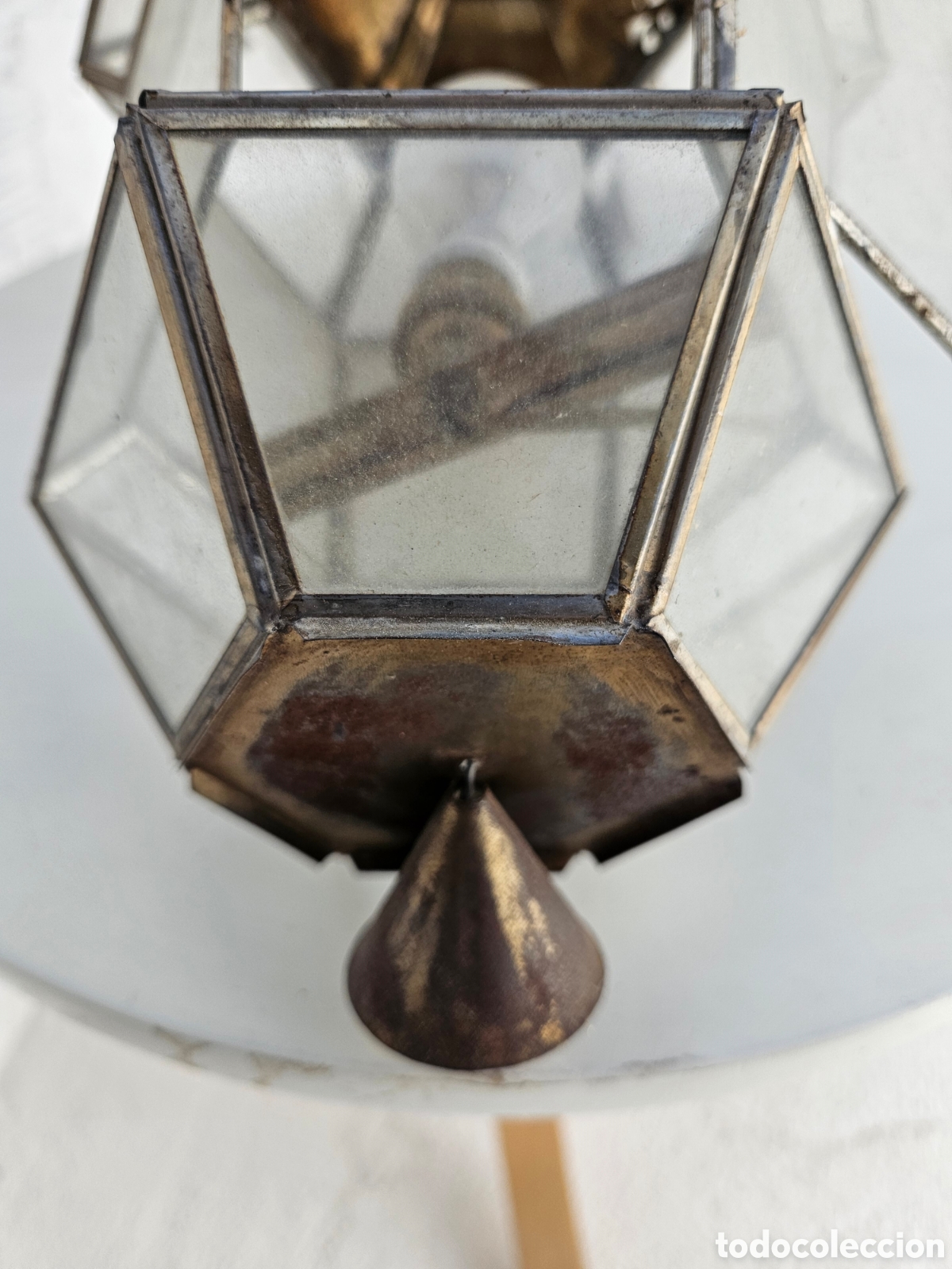 Antig&uuml;edades: L&aacute;mpara de techo estilo granadino - Foto 3