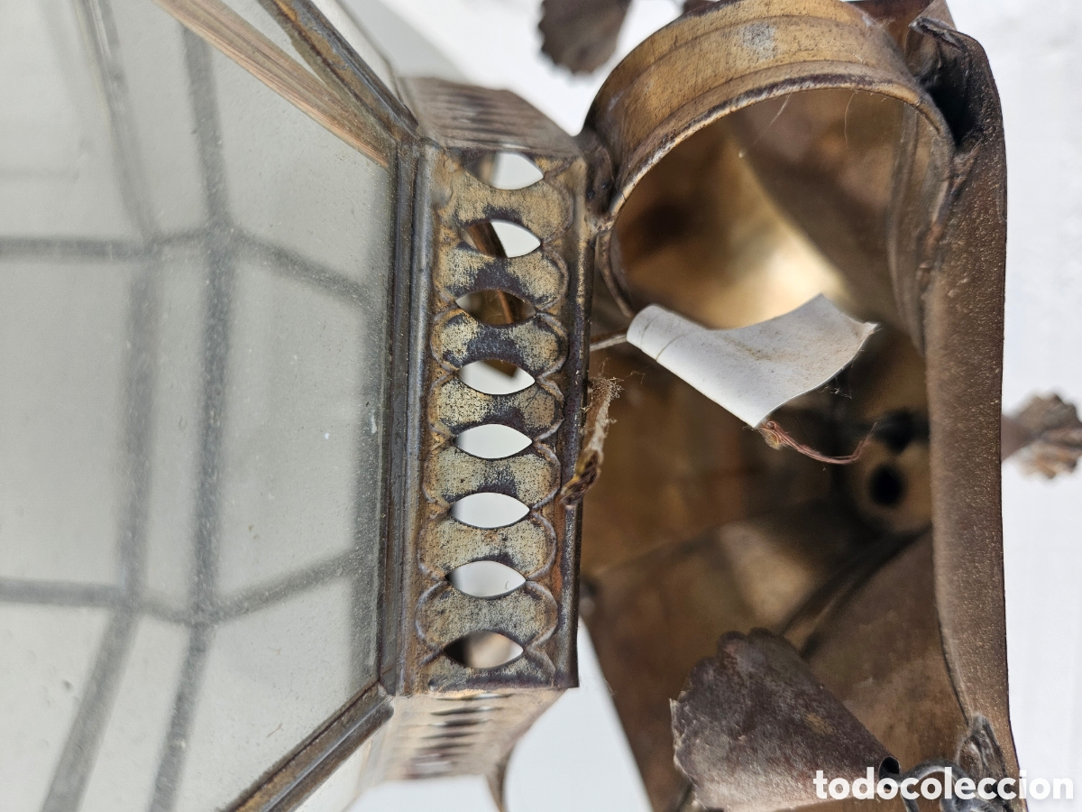 Antig&uuml;edades: L&aacute;mpara de techo estilo granadino - Foto 6