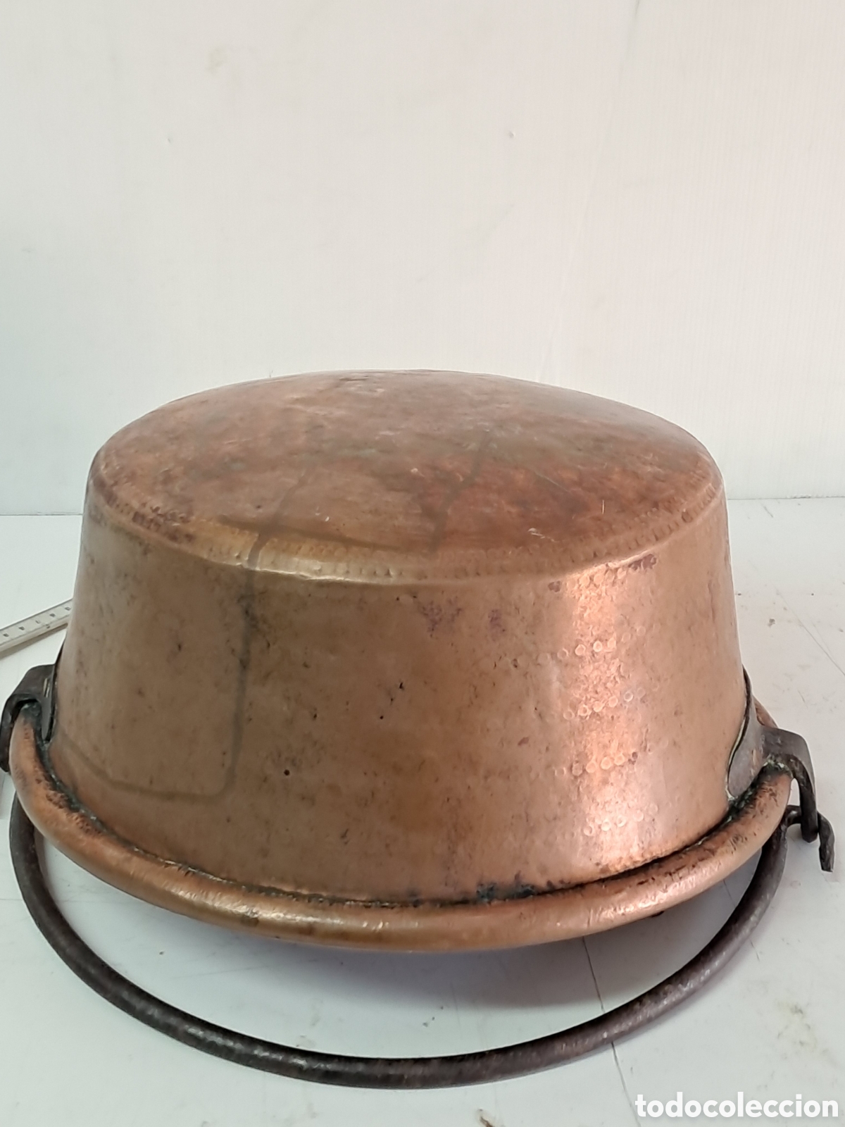 Antig&uuml;edades: Caldero antiguo de cobre - Foto 4