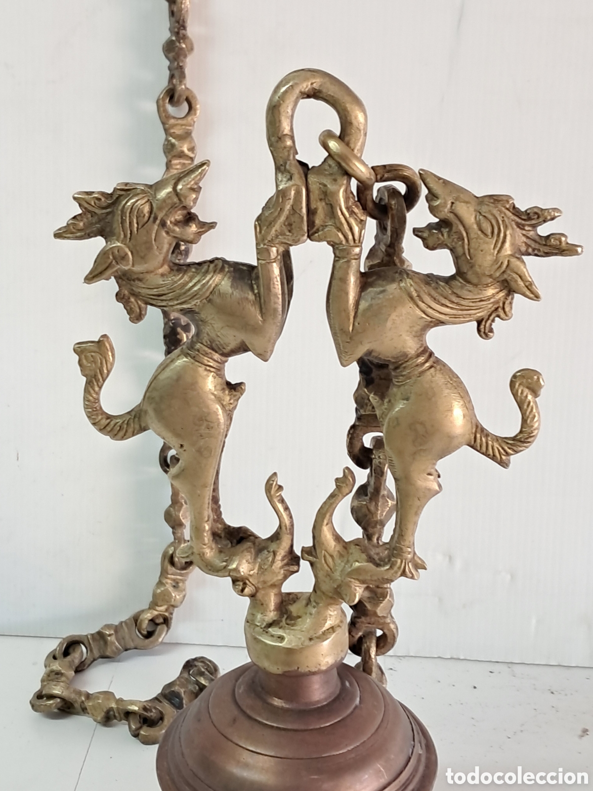 Antig&uuml;edades: Campa a de bronce antigua - Foto 7
