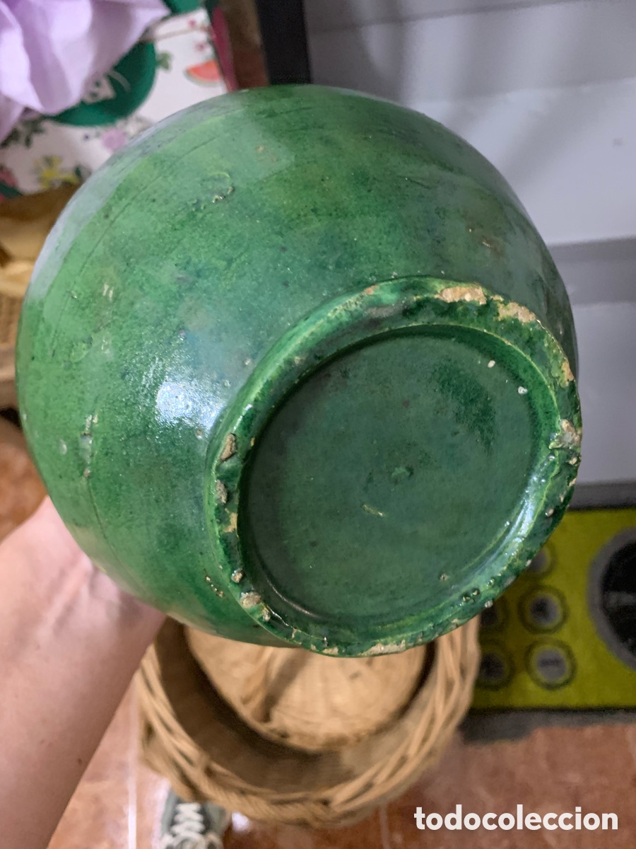 Antig&uuml;edades: PERULA DE TRIANA / C&Aacute;NTARO VERDE DE ACEITE - Foto 2