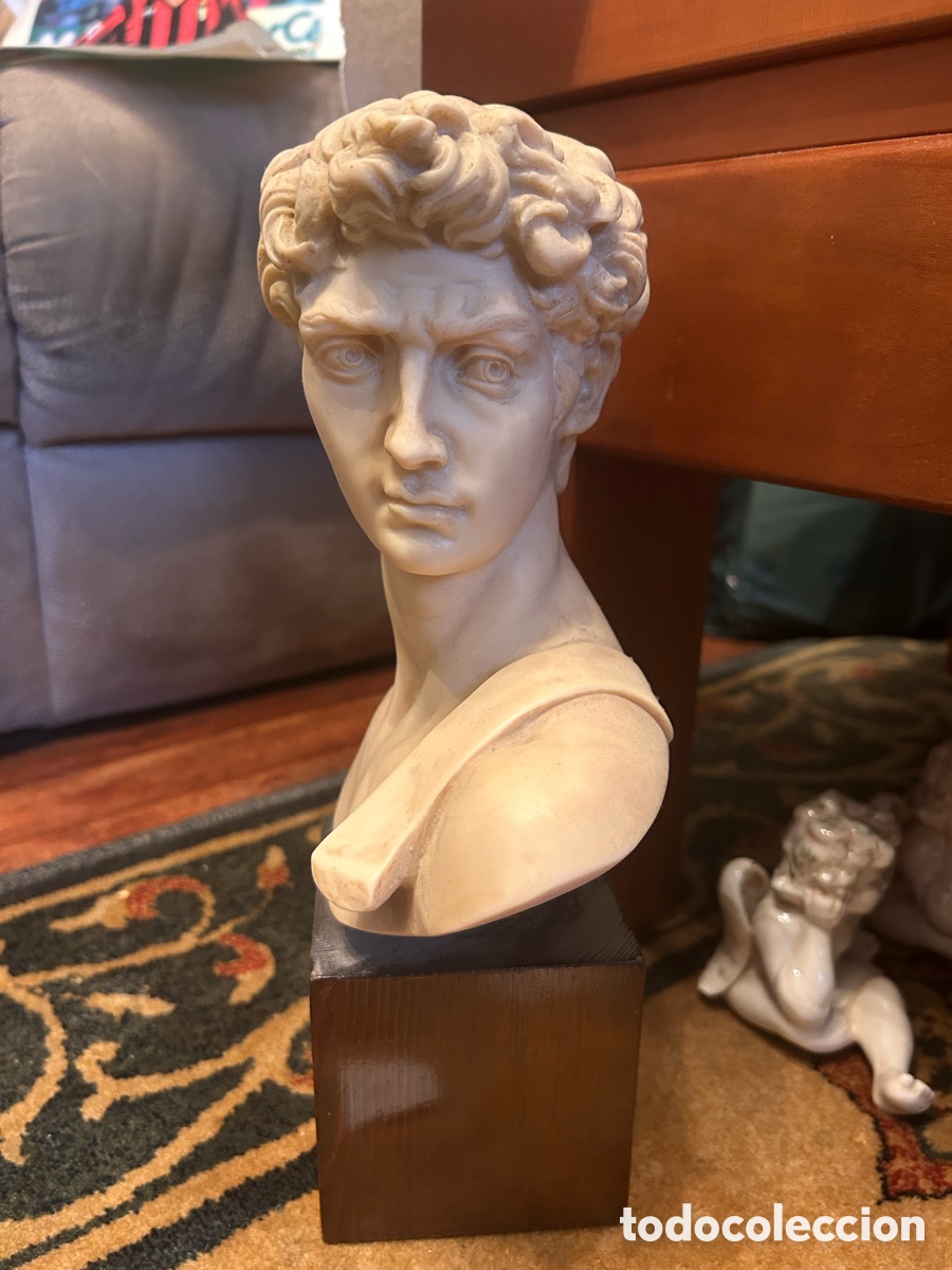 Antig&uuml;edades: Replica busto de David de Miguel Angel - Foto 2
