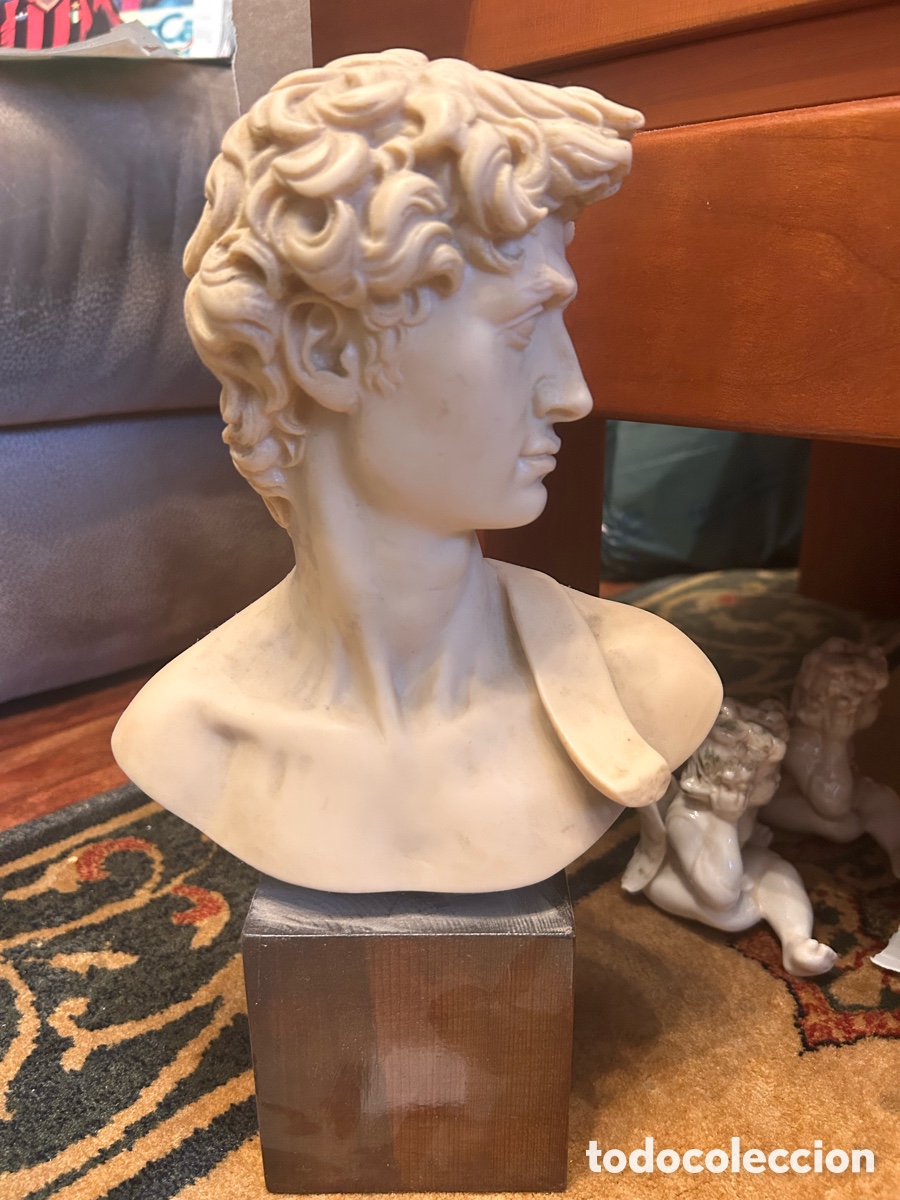 Antig&uuml;edades: Replica busto de David de Miguel Angel
