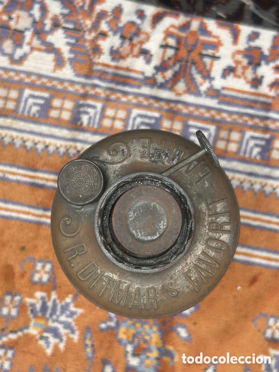 Antig&uuml;edades: Antigua L&aacute;mpara de Queroseno R. Ditmar &rdquo;Favorite&rdquo; (Austria, c. 1900)