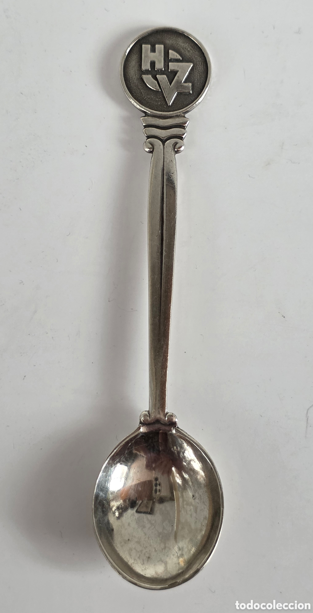Antig&uuml;edades: Cucharilla Plateada de Caf&eacute; &oacute; Te 50 Jaar Ziekenfonds - Seguro M&eacute;dico 50 A&ntilde;os Pa&iacute;ses Bajos