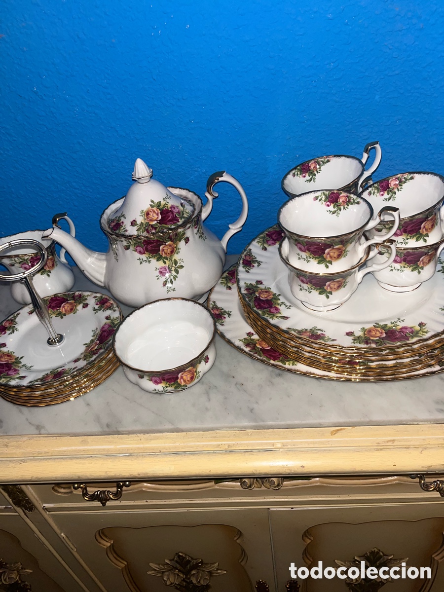 Antiquit&auml;ten: Vajilla inglesa Porcelana china ROYAL ALBERT, Old Country Roses