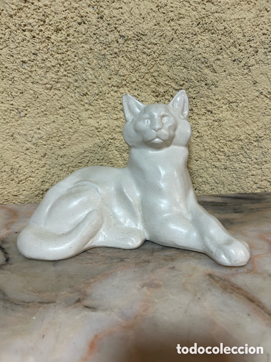 Antig&uuml;edades: Figura de loza Art Deco a&ntilde;os 30 firmado DAX