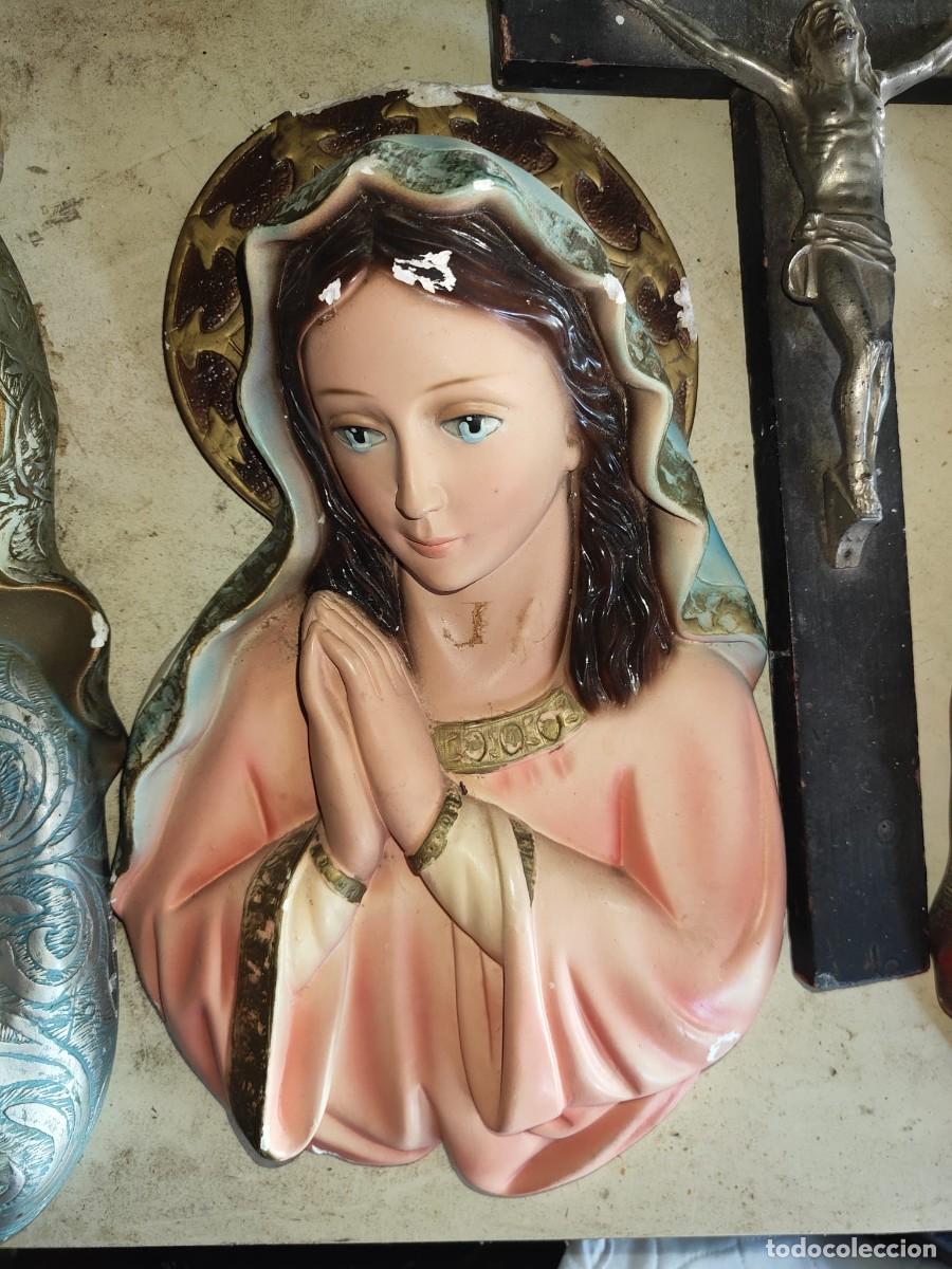 Antig&uuml;edades: V&iacute;rgenes,cristo y crucifijo
