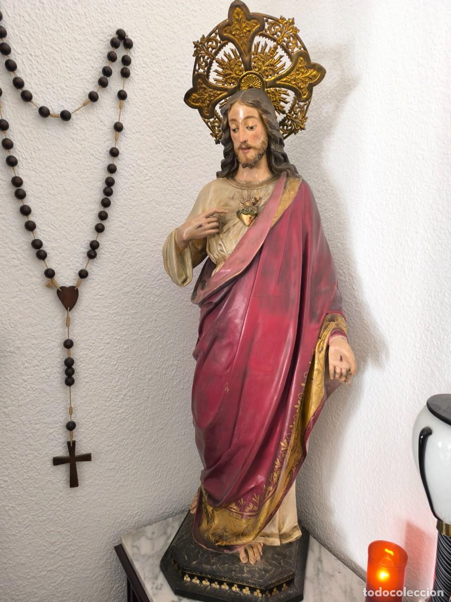 Antig&uuml;edades: Escultura Sagrado Coraz&oacute;n de Jes&uacute;s