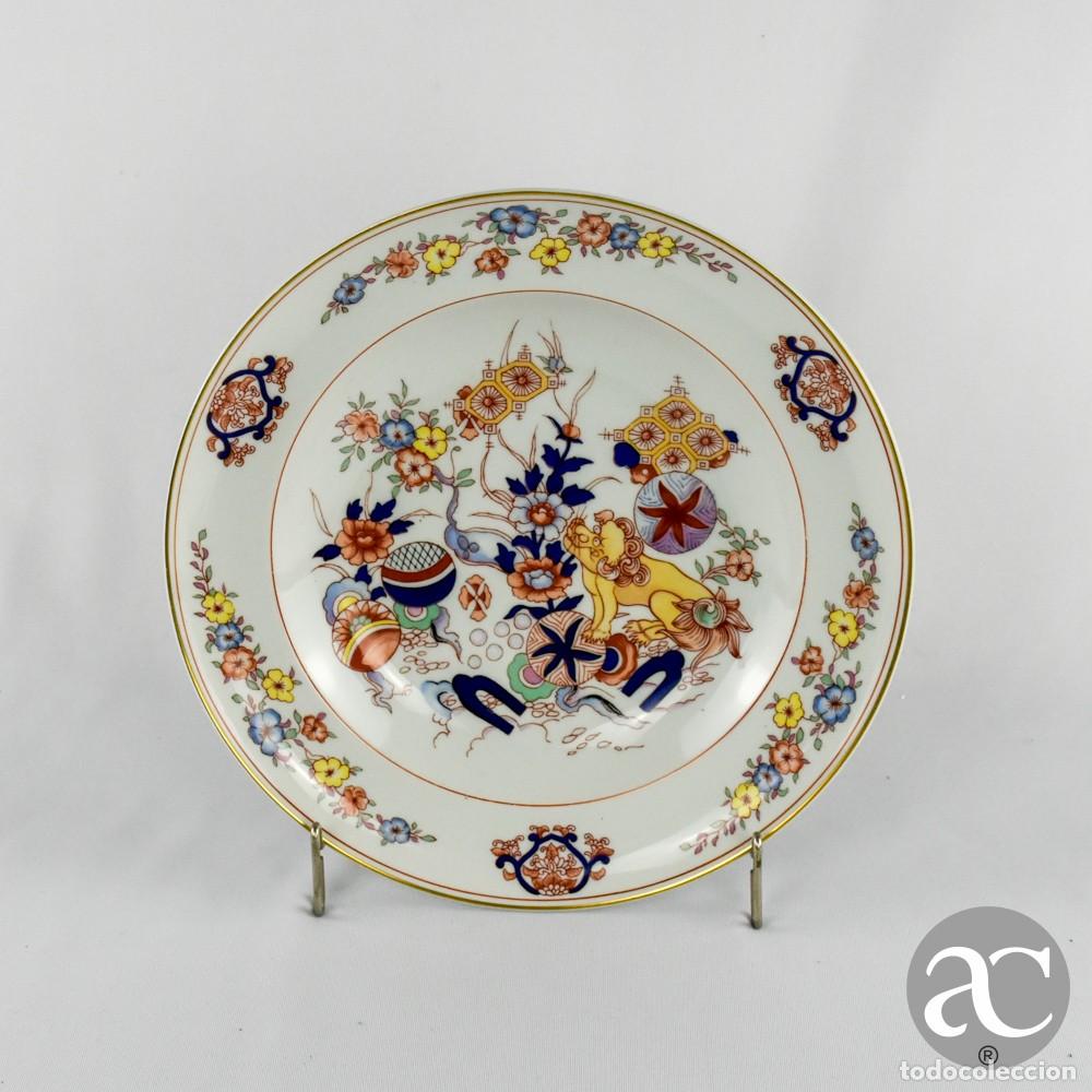 Antig&uuml;edades: Prato em porcelana Vista Alegre, decora&ccedil;&atilde;o Samurai
