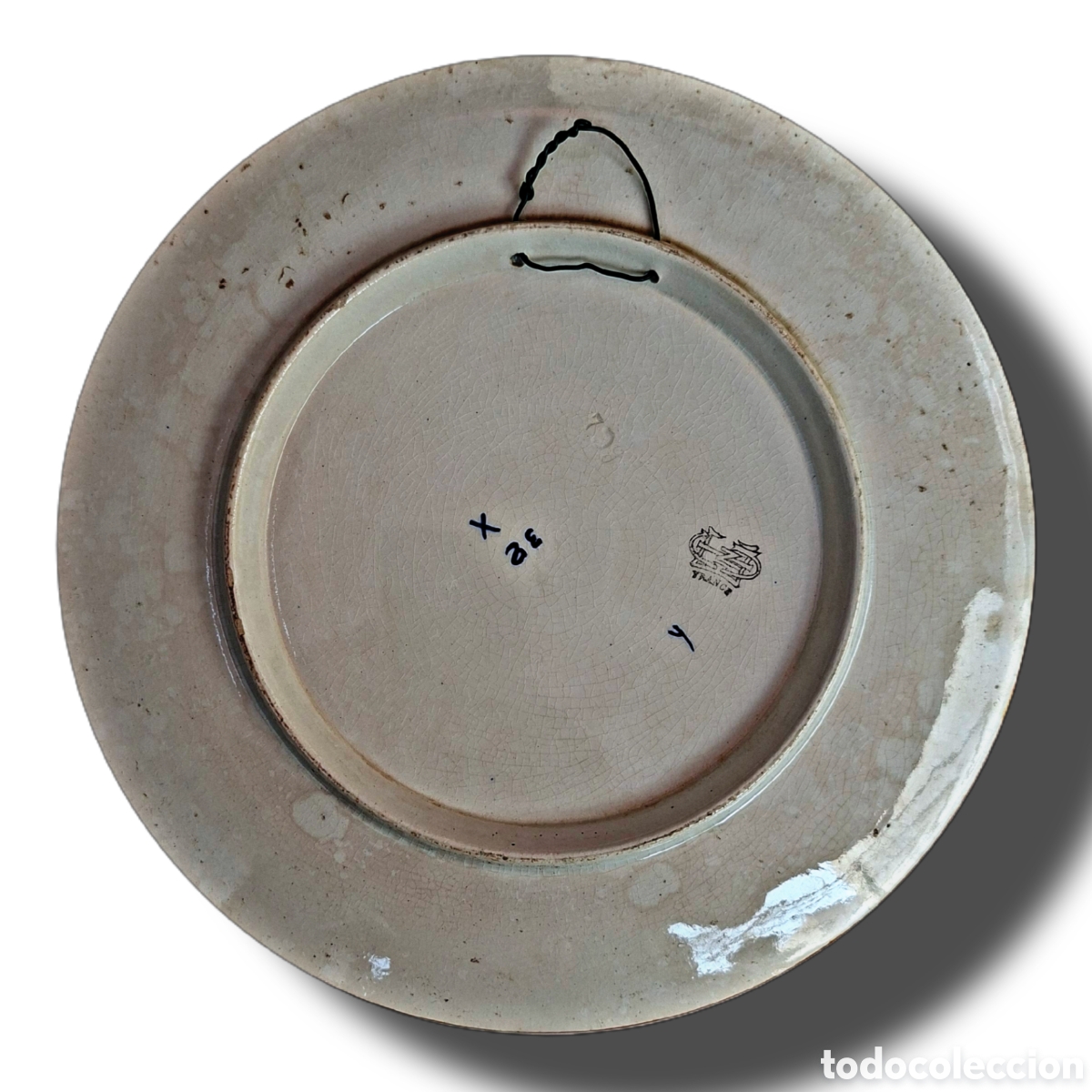 Antig&uuml;edades: Antiguo plato cer&aacute;mica - Foto 2