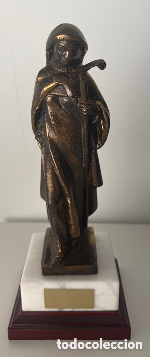 Antig&uuml;edades: FIGURA DE BRONCE SANTA TERESA DE &Aacute;VILA