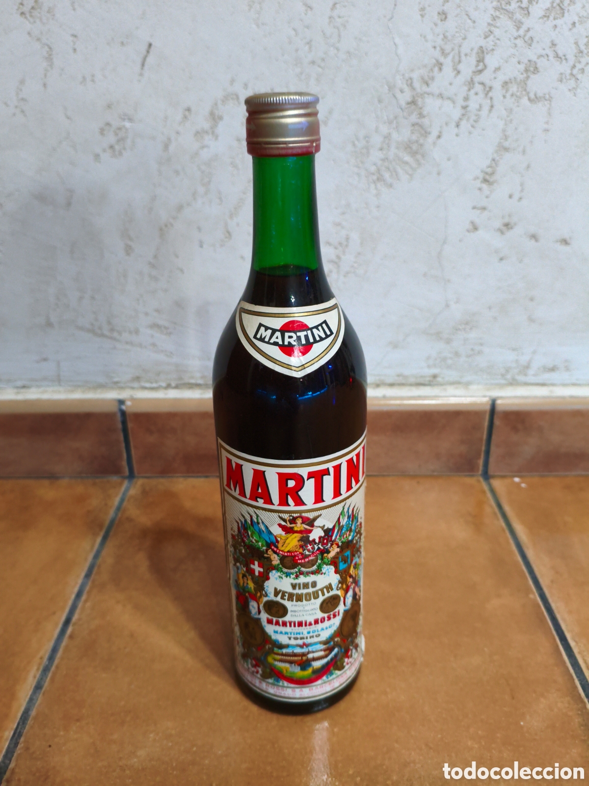 Antig&uuml;edades: Botella Martini Vino Vermouth
