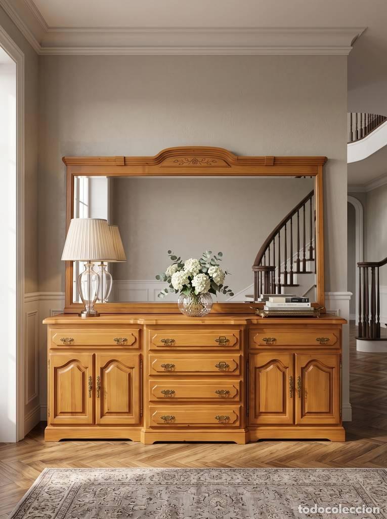 Antig&uuml;edades: MUEBLE COMEDOR CON ESPEJO