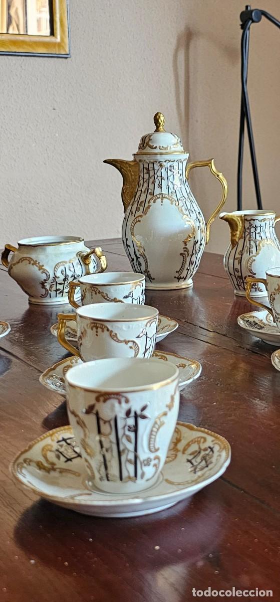 Antig&uuml;edades: Juego de caf&eacute; 1930 SANSSUOCI 11 Servicios