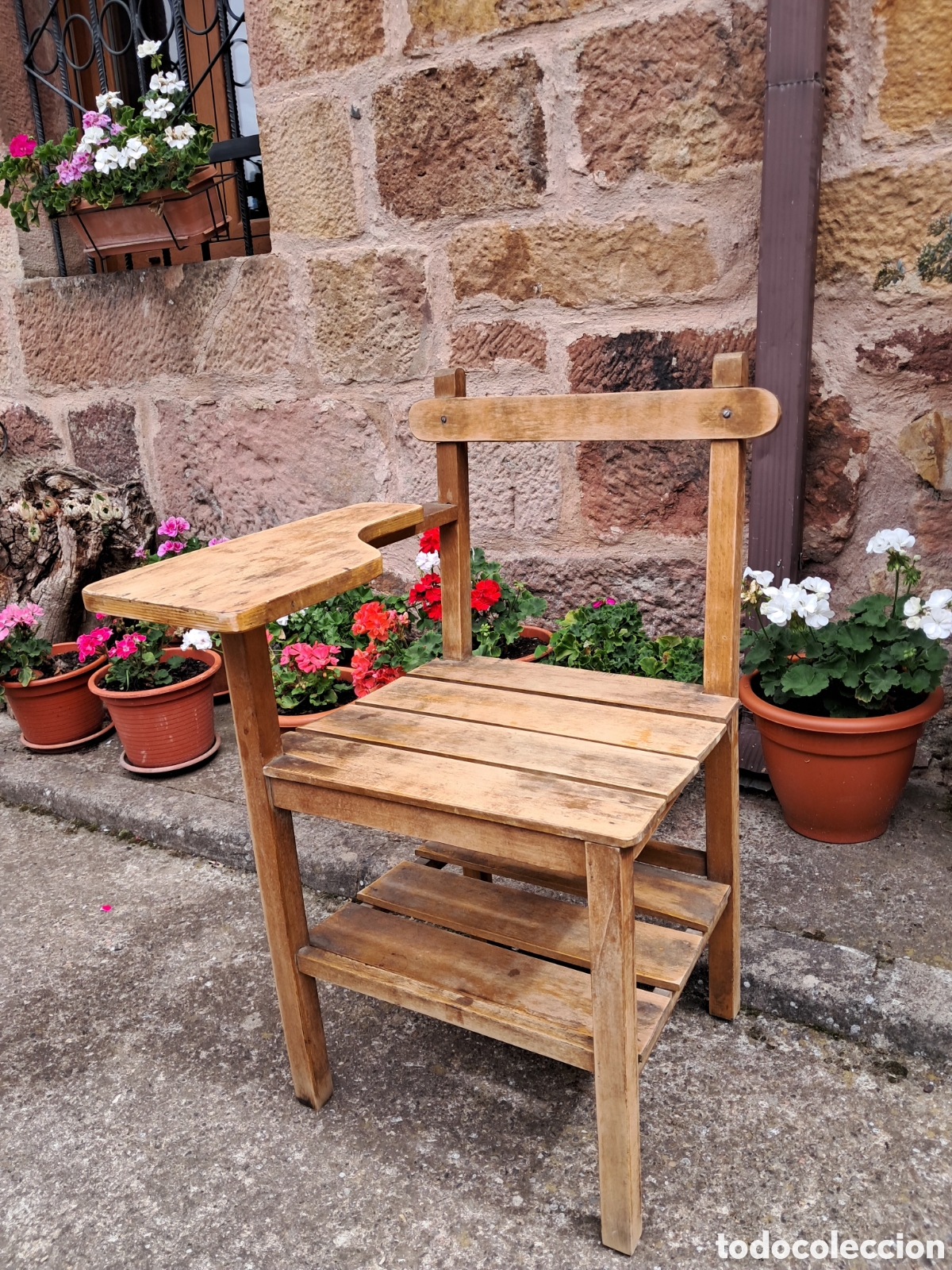 Antig&uuml;edades: Silla pupitre universitario