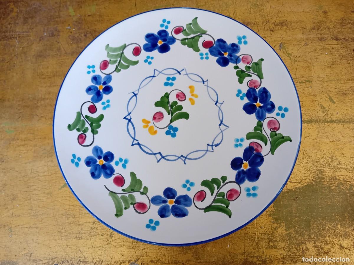 Antig&uuml;edades: Frutero decorado con flores d&eacute;cada de los 50/60 - Foto 3