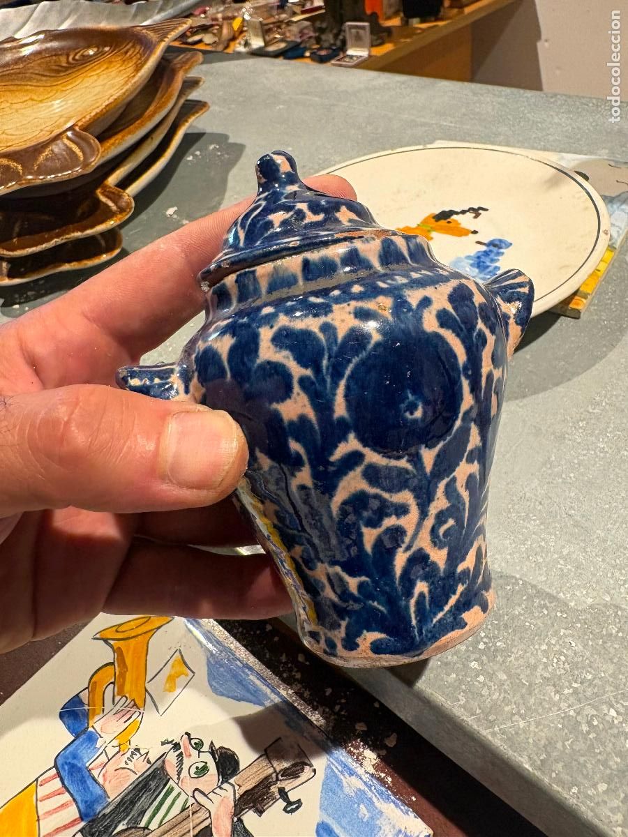 Antiques: Diminuta orza fajalauza Granada