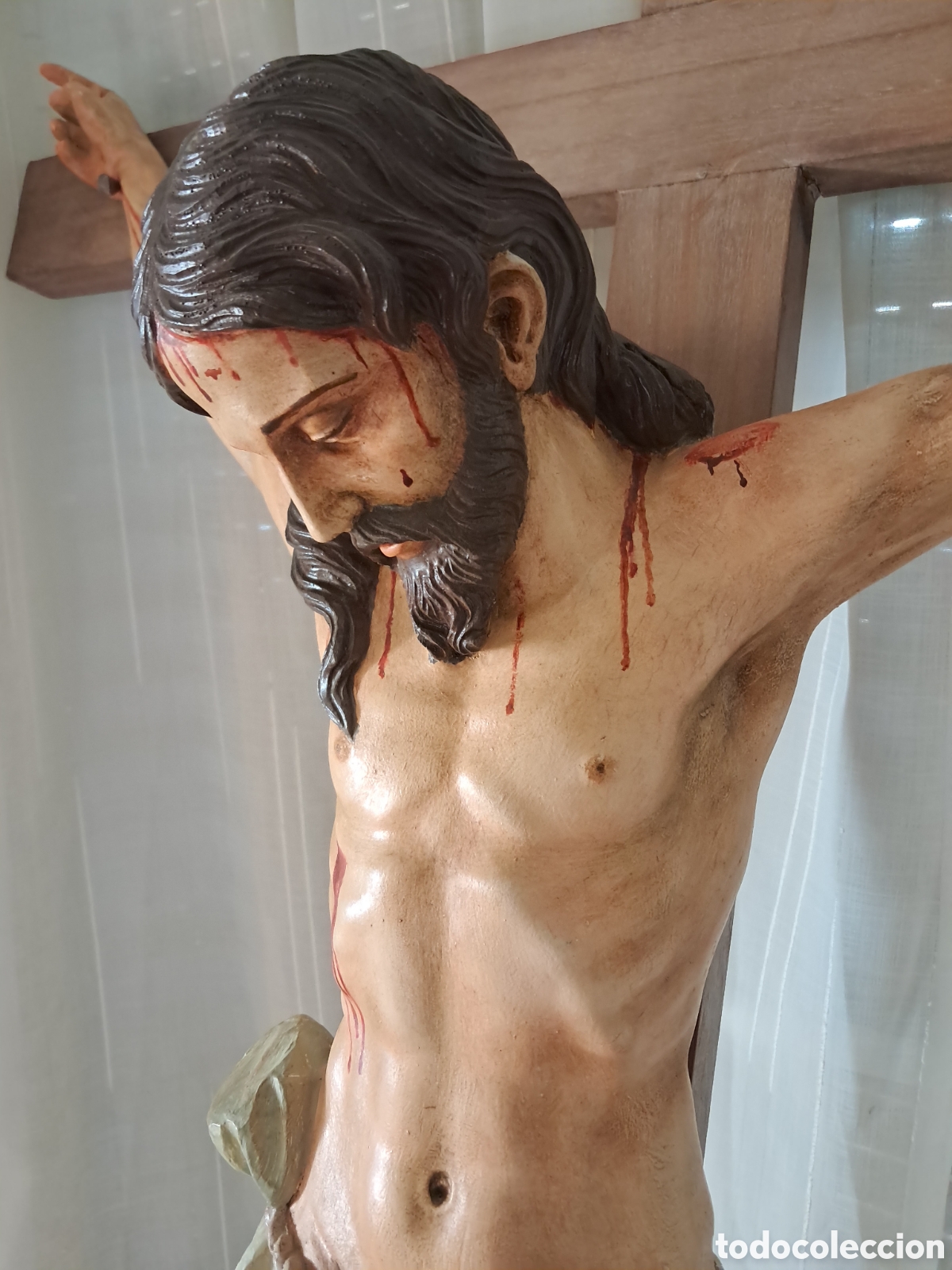 Antig&uuml;edades: Crucificadop,santo cristo - Foto 3