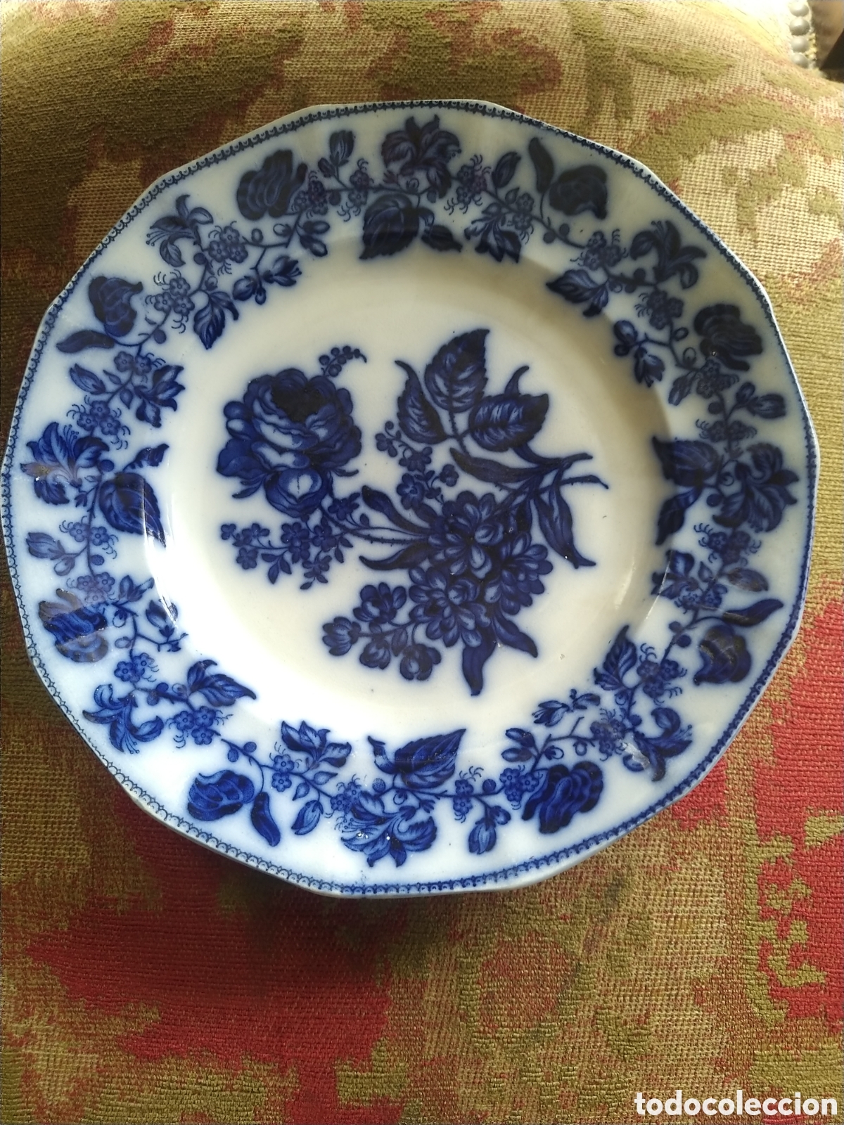 Antig&uuml;edades: Sargadelos antiguo. Plato hondo