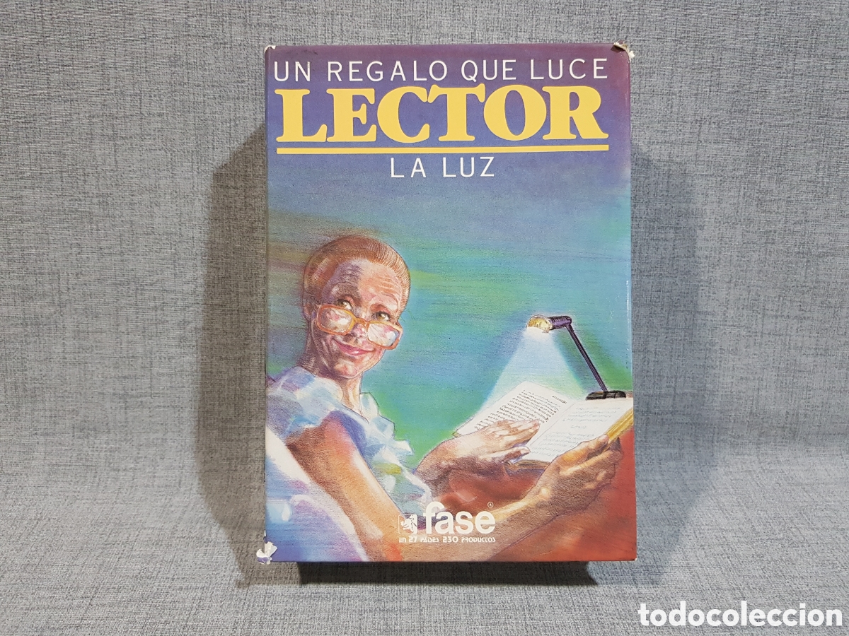 Antig&uuml;edades: LAMPARA FASE LECTOR. LAMPARITA DE LECTURA. EN CAJA Y FUNCIONANDO